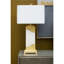 Ahriel 70 cm White/Golden Table Lamp