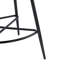 Ensemble de 2 tabourets de comptoir pivotants 26 po, ensemble de 2 chaises de bar rembourrées en polyuréthane avec pieds en fer et repose-pieds, gris-1195489229