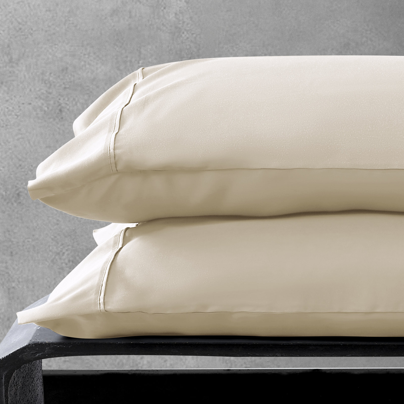 Laflin Sateen - Set of 2, Ivory, King