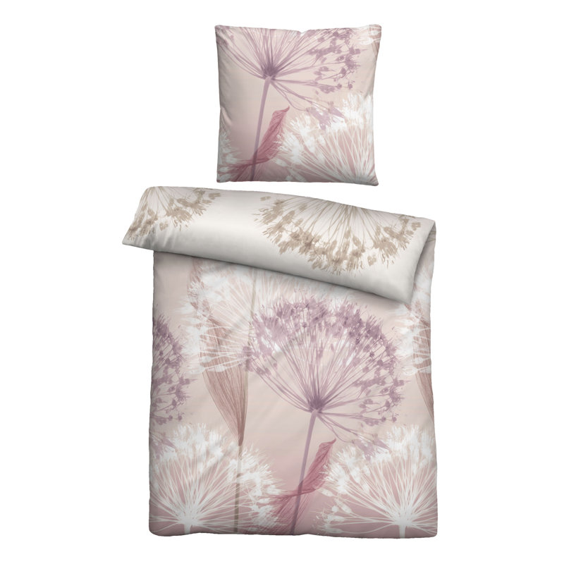Sateen Duvet Cover Set Set, 155 x 220 cm - 1 Pillowcase (80 x 80 cm)