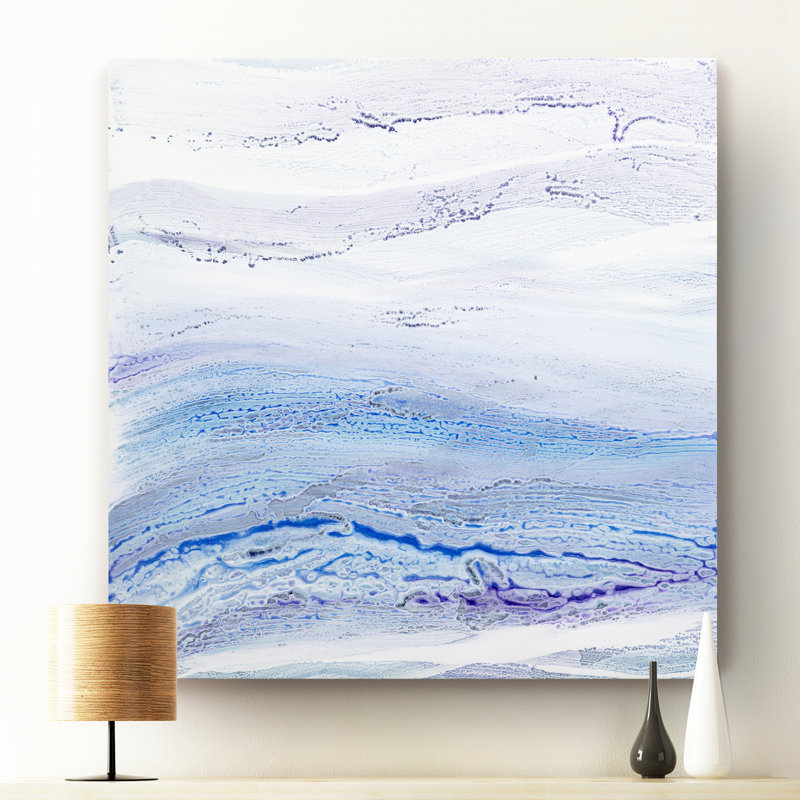 « ultra violet i »-reproduction d’art sur toile, H 16 po x l 16 po x P 1 po, Toile tendue
