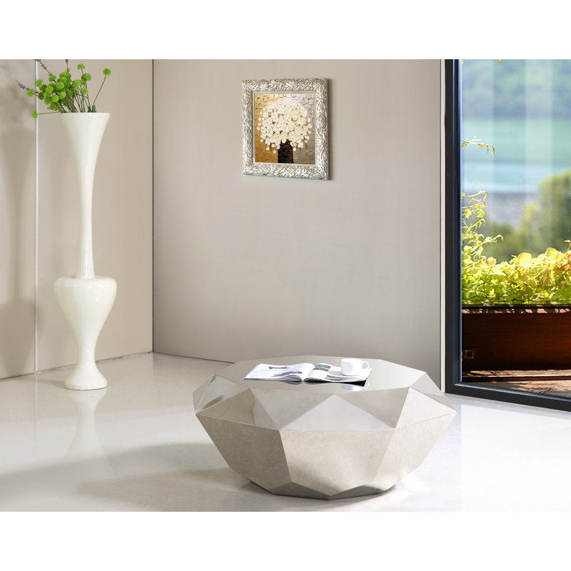 Table basse Suki, Argent