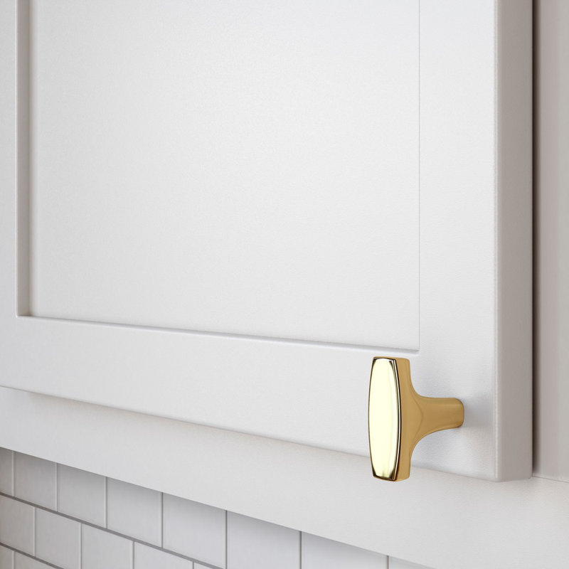 4970 Palm Springs Knob, Non-Lacquered Brass