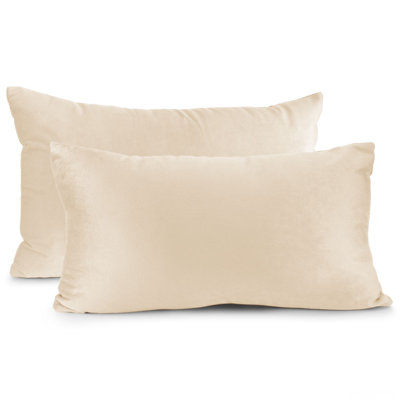 Housse de coussin décoratif en velours