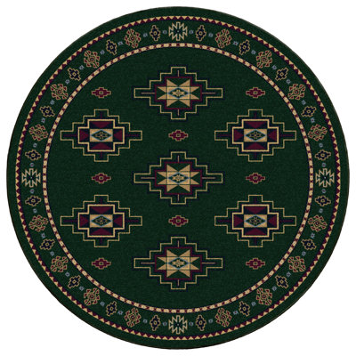 Tapis émeraude Alminus Signature Star