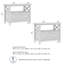 Tables de chevet 31,3 po Doreene-837321408