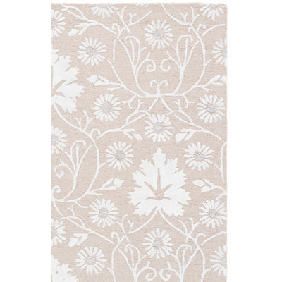 Glamour 610 Hand Tufted 45% Wool; 45% Viscose; 10% Cotton Floral Rug