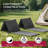 SUNJOY Portable Beach Mat Chair with Adjustable Backrest for Adults (Set of 2)-112535396
