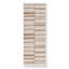 Ladder Striped Area Rug in Brown/Beige-485221260