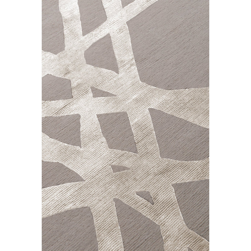 Kelly Wearstler Channels Ivory Area Rug, Rectangle 4' x 6'