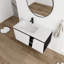 Ensemble de meuble-lavabo simple 39,94 po avec plateau en céramique Kembrely