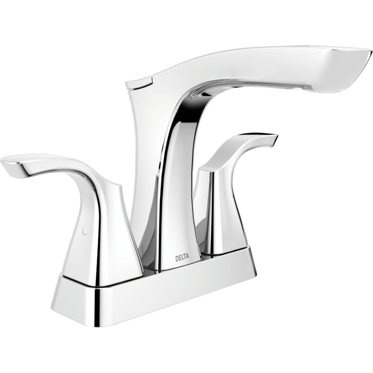 Tesla® Centerset Bathroom Faucet with Drain Assembly and Diamond Seal Technology