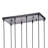 Manon 8 - Light Black Cluster Pendant