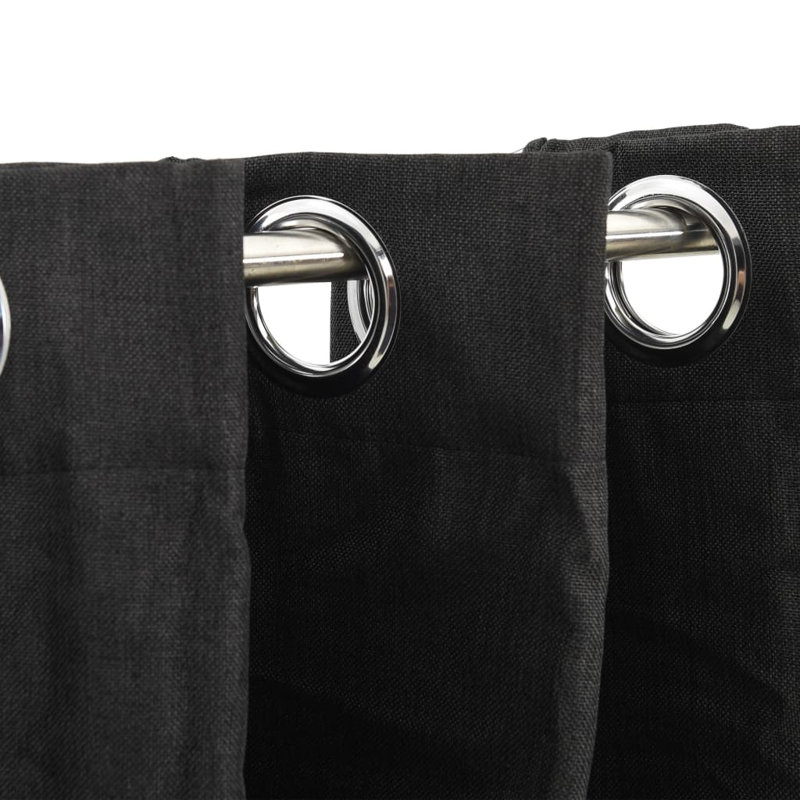Cezaria Blackout Curtain Single Panel, Anthracite