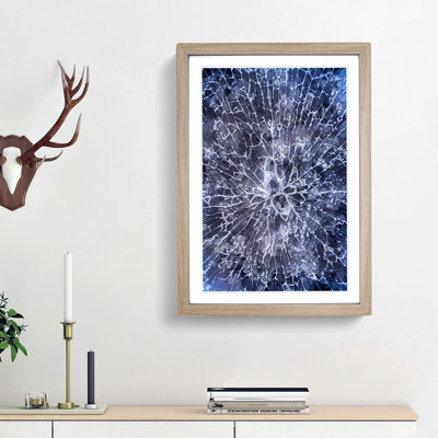 Cracked Moment in Abstract - Picture Frame Graphic Art Print