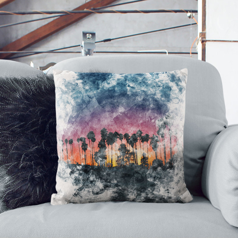 Square Throw Cushion, 55cm H x 55cm W x 20cm D