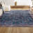 Sarok All-Over Persian Machine-Washable Blue/Red/Brown Rug-595124988