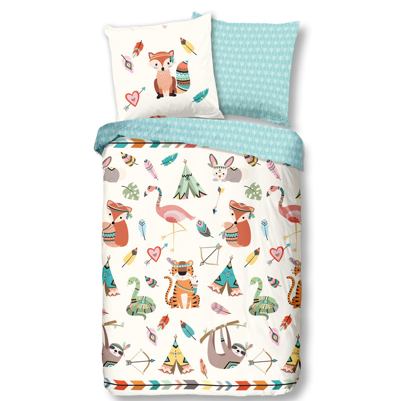 Good Morning Kids Duvet Cover Boho, 135 x 200cm Duvet Cover + 1 Pillowcase (80 x 80)
