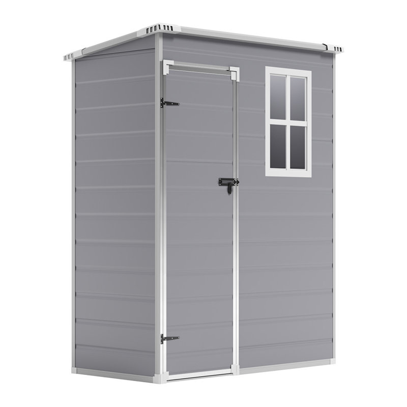 5X3FT Outdoor Plastic Garden Storage Shed