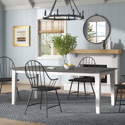 Hoddesd Solid Wood 78â Dining Table with Extendable Leaf by Laurel Foundry Modern Farmhouse -  Laurel Foundry Modern FarmhouseÂ®, 9D11C0F260274B13B9A90C233B565431