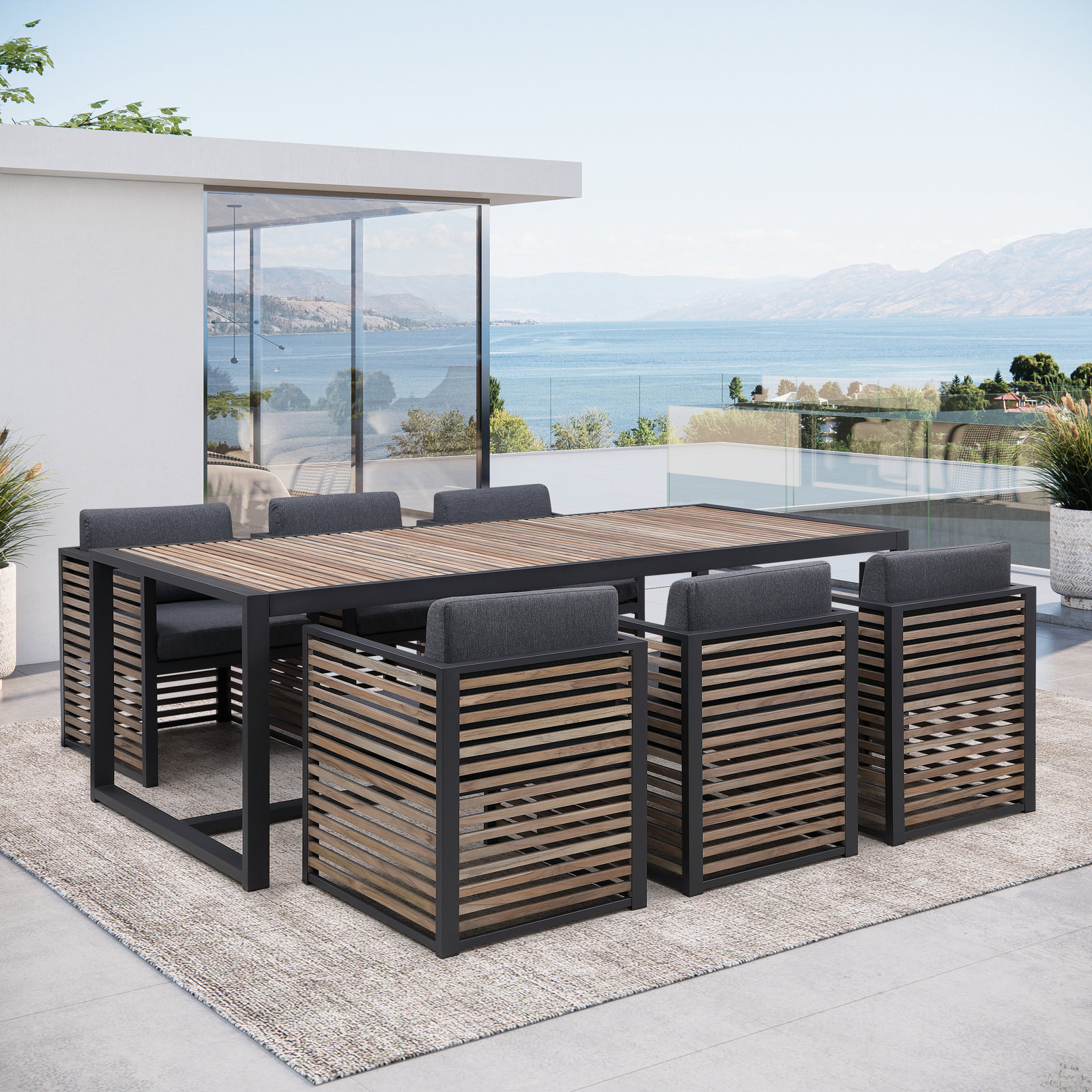 94" Patio Dining Set