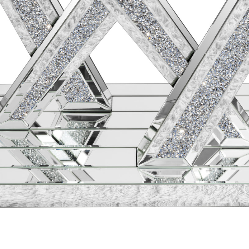 Rillamas 47.24'' Mirrored Console Table Sofa Table