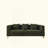 Oversized 3 Seater Sectional Sofa, Living Room Comfort Fabric Sectional Sofa - Deep Seating Sectional Sofa, Soft Sitting With 3 Pillows For Living Room, Bedroom, Office Green Teddy-719317243-719317242-719317247