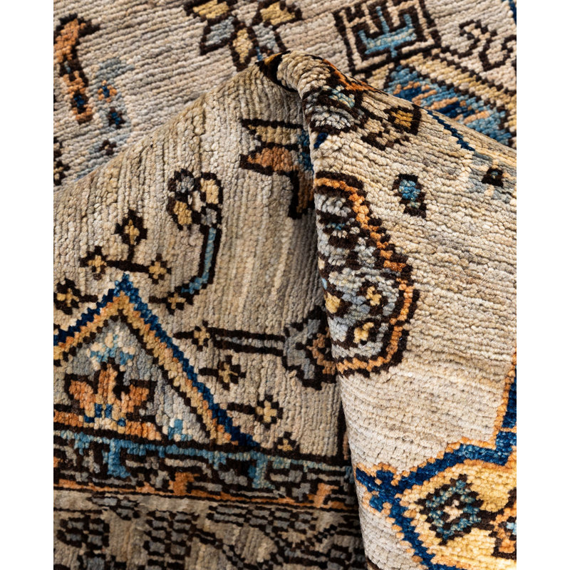 Serapi One-of-a-Kind 3' 11" X 6' 2" Hand Knotted Area Rug
