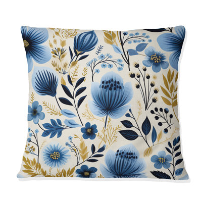 Floral Throw Pillow