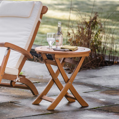Cottrell Folding Wooden Side Table