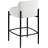 Brixen Upholstered Counter Stool with Metal Frame-537909005