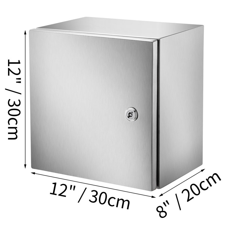 Range-câbles VEVOR, H 12 po x l 12 po x P 8 po, Silver