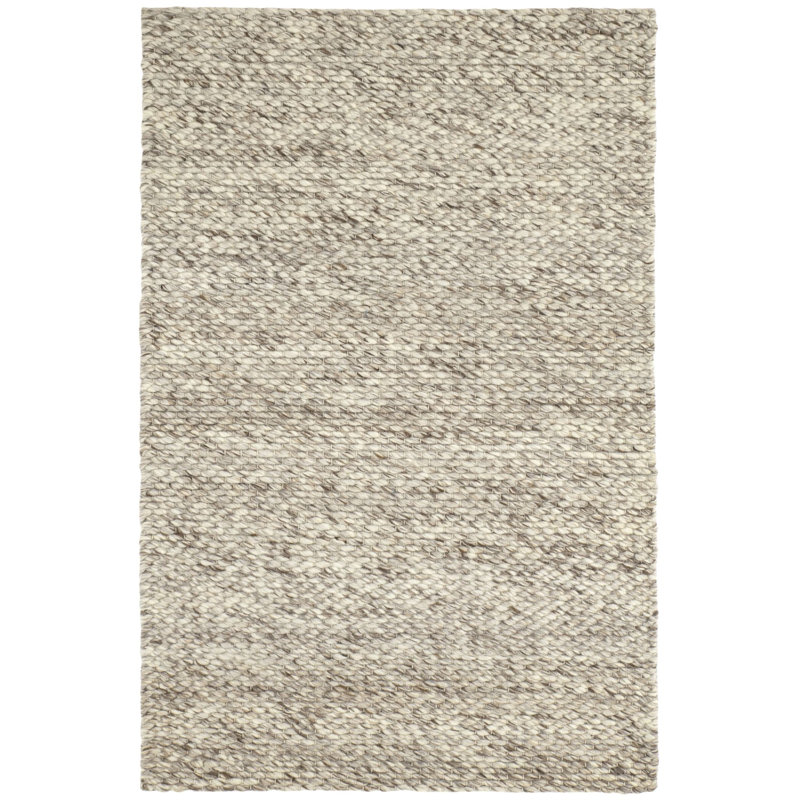 Loggia Natural Handwoven Wool Rug, Rectangle 7'6" x 9'6"