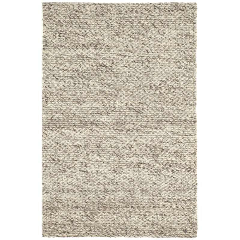 Loggia Natural Handwoven Wool Rug, Rectangle 3' x 5'