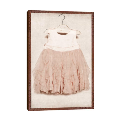 Vintage Pink Dress - Print on Canvas