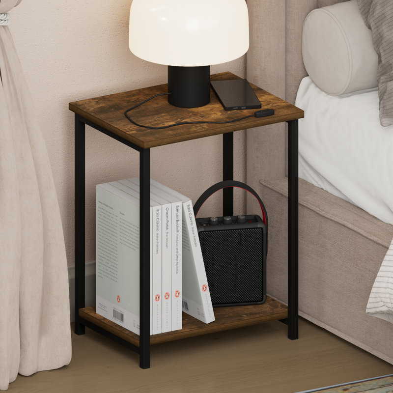 Table de chevet Villalba, Amber Pine