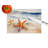 Starfish Glass Cutting Board Large