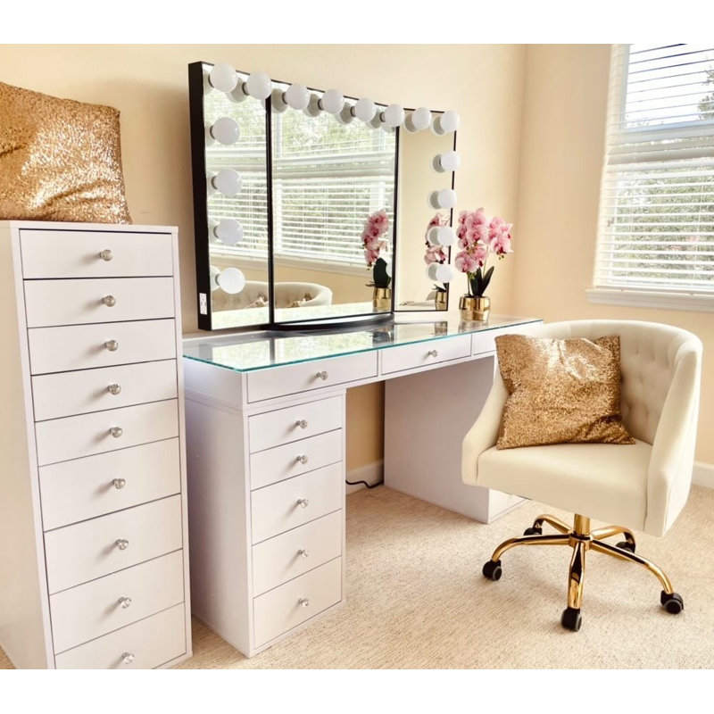 Miroir de salle de bain Hollywood Glow Pro