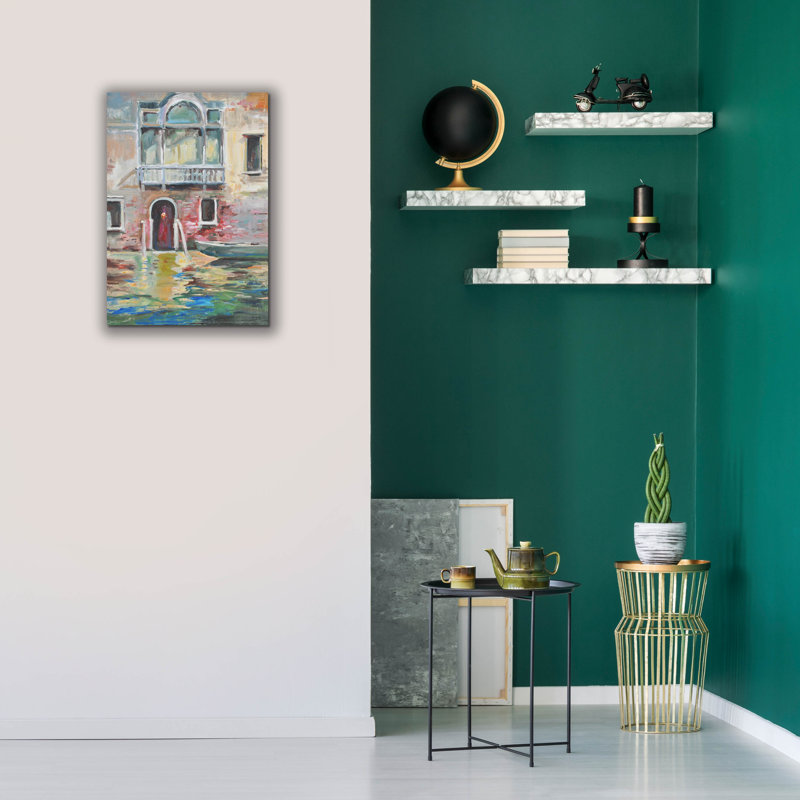 «Venice» par Jadei, impression sur toile, H 26 po x l 18 po