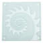 Glass Square 4 Piece Coaster Set