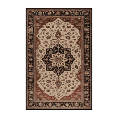 Tapis brun lavable à la machine