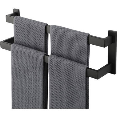 Zenna Home 3-Roll, Matte Black Smart Accessories NeverRust Rustproof Easy Access Toilet Paper Holder (ETP1ALBKL)