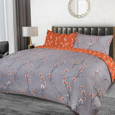 250TC Brushed Microfiber Duvet Cover Set with Pillowcases (3 in 1)
