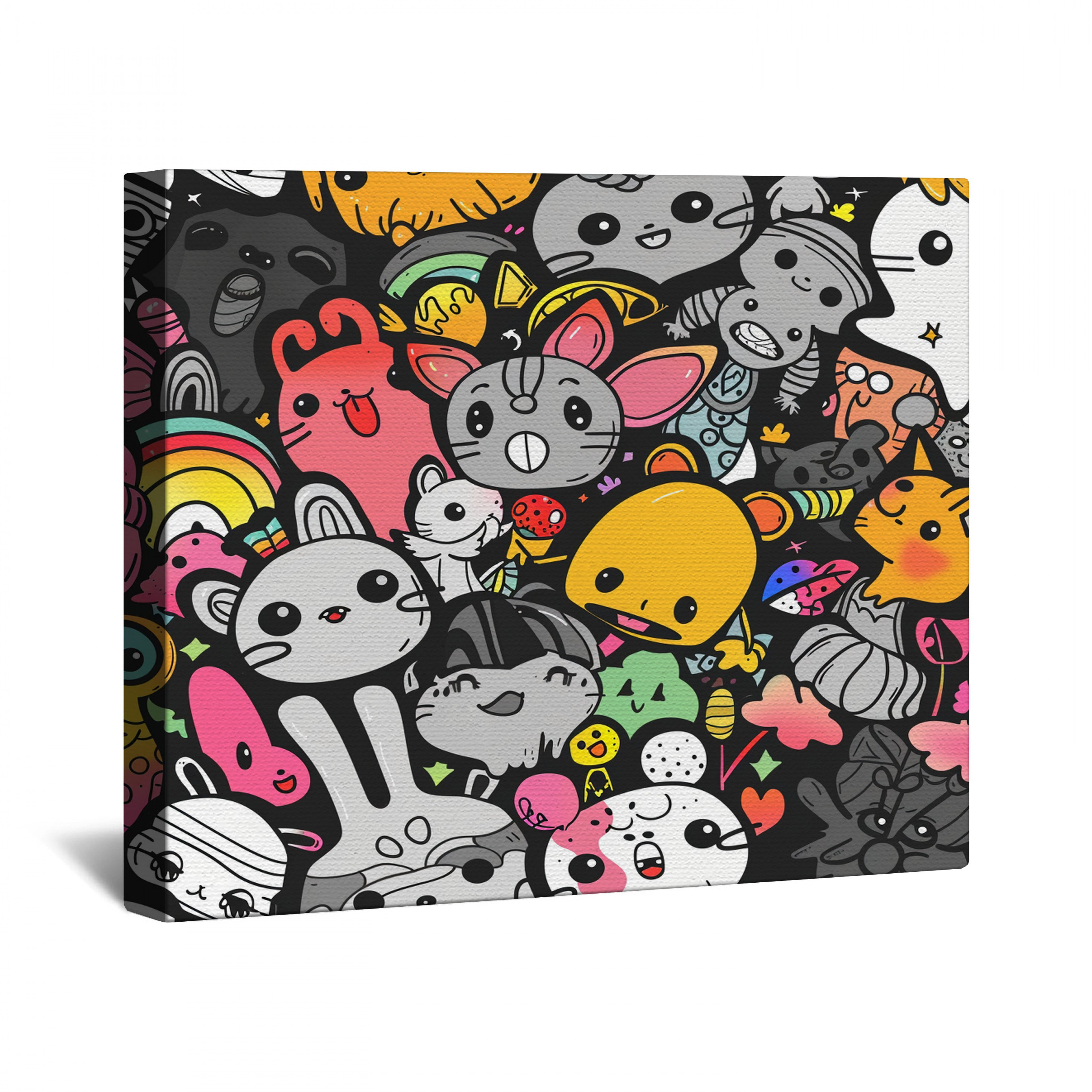 Red Barrel Studio Cartoon Canvas Gallery Wrap - Art Wall Decor in Many ...