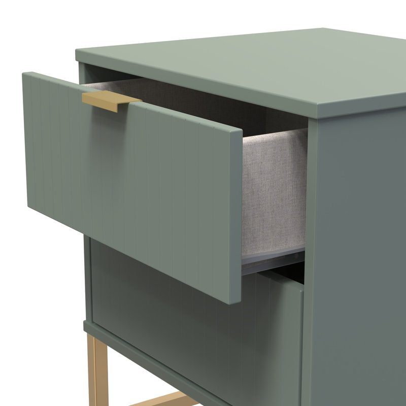 Beranda 45cm W Manufactured Wood Bedside Table