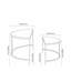 Silber Frame Coffee Table
