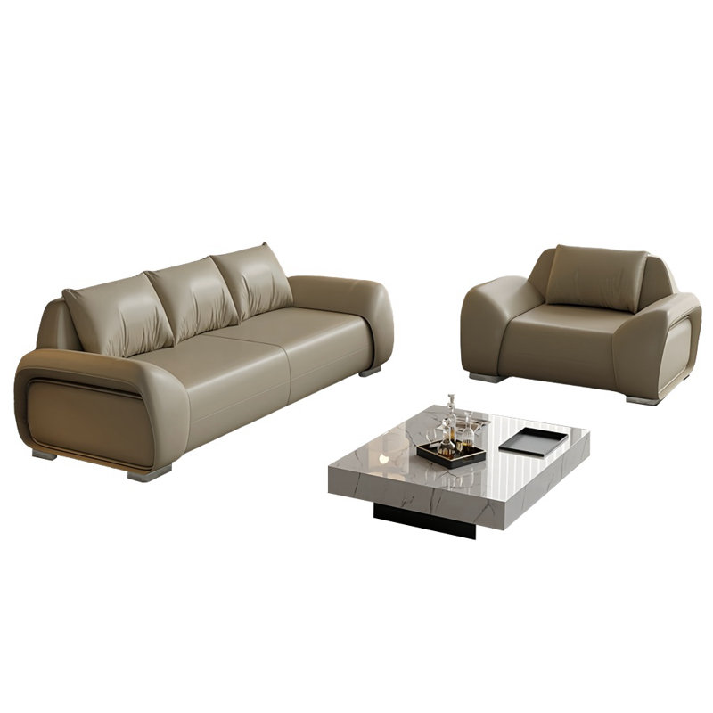 French simple sofa tea table combination