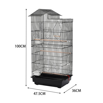 100cm Iron Floor Bird Cage