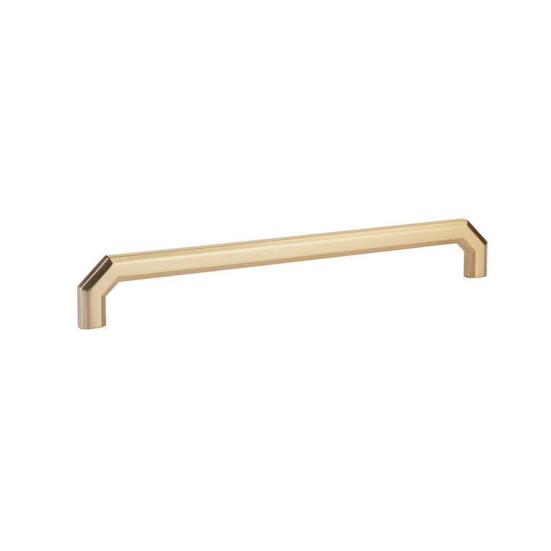Riviera Bar Pull, Satin Brass, 10"