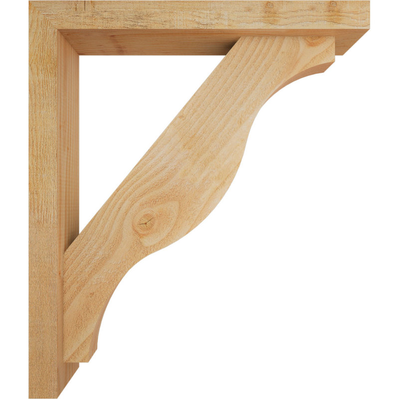 Support Funston Block avec support décalé, 28 x 24, Sapin Douglas de l 4 po (scié brut)